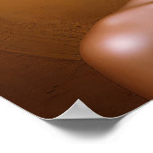 "Queen Nefertiti" Schöne antike afrikanische König Poster (Ecke)