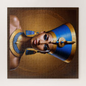 "Queen Nefertiti" Schöne antike afrikanische König Puzzle (Horizontal)