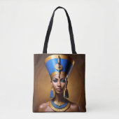 "Queen Nefertiti" Schöne antike afrikanische König Tasche (Vorderseite)