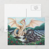 Queen nimmt King Postkarte (Vorne/Hinten)