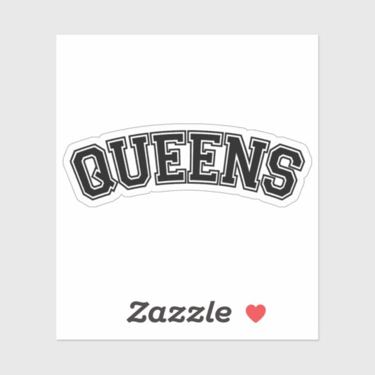 QUEEN, NYC AUFKLEBER (Blatt)