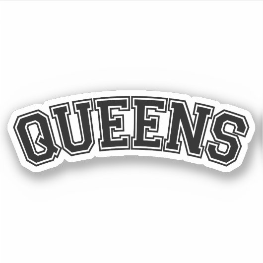 QUEEN, NYC AUFKLEBER (Vorderseite)