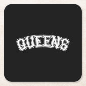 QUEEN, NYC RECHTECKIGER PAPPUNTERSETZER (Vorderseite)