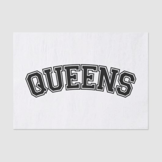 QUEEN, NYC SEIDENPAPIER (Vorderseite)