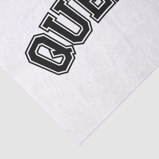 QUEEN, NYC SEIDENPAPIER (Ausschnitt)