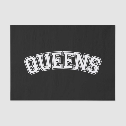 QUEEN, NYC SEIDENPAPIER (Vorderseite)