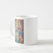 Queen Of Cats Tarot Card Tasse (Vorderseite Links)