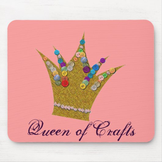 Queen of Crafts-Mauspad Mousepad (Vorne)