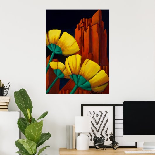 Queen Of Cups Poster (Heimbüro)