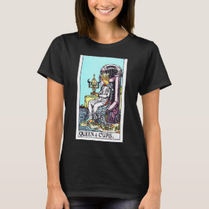 Queen of Cups Vintage Tarot Card Original Rider W T-Shirt