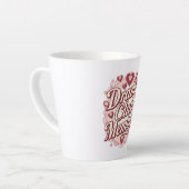 Queen of Drama Playful Quote Milchtasse (Linke Ecke)