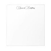 Queen of Everything Notepad Notizblock (Vorderseite)