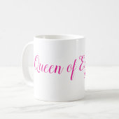 Queen of Eyebrows Tasse  (Vorderseite Links)