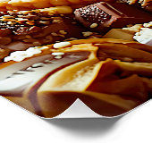 "Queen of Gluttonous Decay" farbenfrohe Portrait Poster (Ecke)