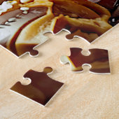 "Queen of Gluttonous Decay" farbenfrohe Portrait Puzzle (Seite)