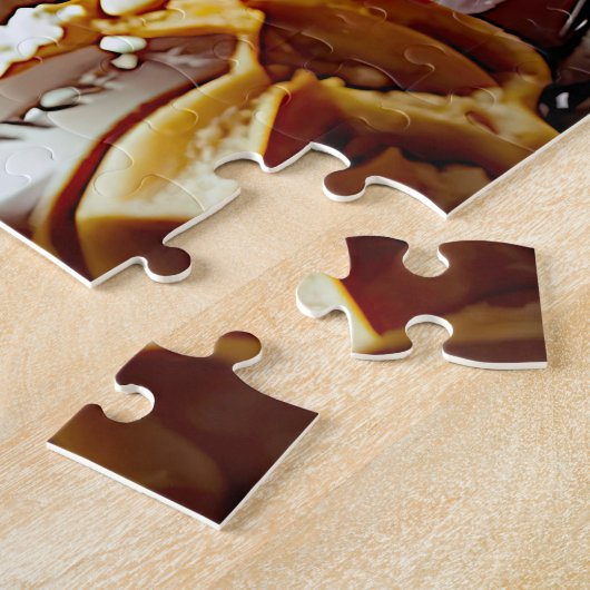 "Queen of Gluttonous Decay" farbenfrohe Portrait Puzzle (Seite)