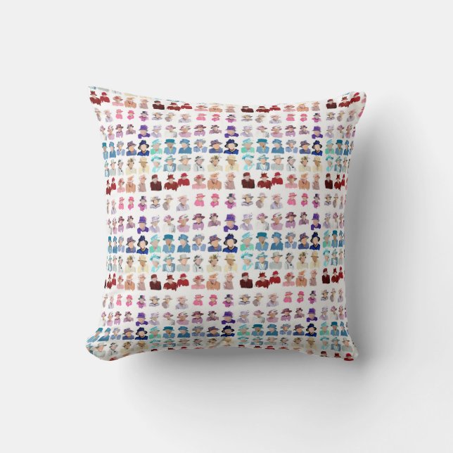 Queen of Hats Pillow  Kissen (Vorderseite)