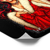 Queen Of Heart Playing Card Love Valentine Outfit  Poster (Ecke)