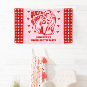 Queen of Hearts Bachelorette Party Banner (Insitu)