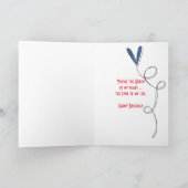 Queen of Hearts Birthday Karte (Innenseite)