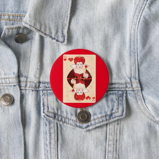 Queen of Hearts Button (Beispiel)