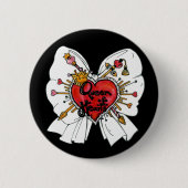 Queen of Hearts Button (Vorderseite)