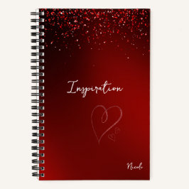 Queen of Hearts Custom Pageant Notebook Journal Notizblock