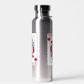 Queen of Hearts Custom Trinkflasche (Links)