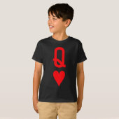 Queen Of Hearts King Of Heart Couple Matching Wome T-Shirt (Vorne ganz)