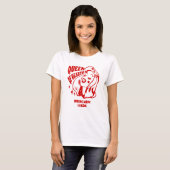 Queen of Hearts Mom of the Bride T-Shirt (Vorne ganz)