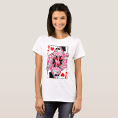Queen of hearts Playera T-Shirt (Vorne ganz)