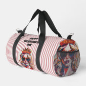 Queen of Hearts Pop Art Duffle Bag (Rechte Ecke)
