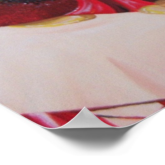 Queen of Hearts Poster (Ecke)