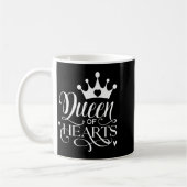 Queen Of Hearts Strong Woman Valentines Day Kaffeetasse (Links)