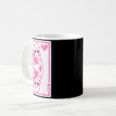 Queen Of Hearts Valentines Day Kaffeetasse (Vorderseite Links)