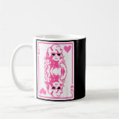 Queen Of Hearts Valentines Day Kaffeetasse (Links)