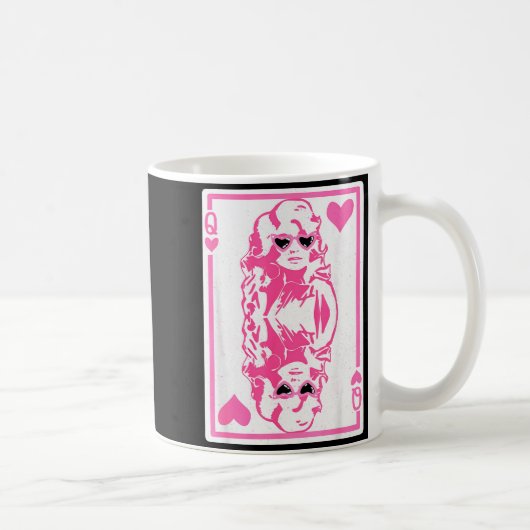 Queen Of Hearts Valentines Day Kaffeetasse (Rechts)