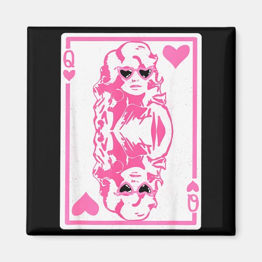 Queen Of Hearts Valentines Day Magnet (Vorne)
