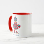 Queen of Hearts wall decor Tasse (Vorderseite Links)