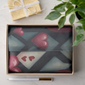 Queen of Hearts Wonderland Decoupage Tissue Paper Seidenpapier (Geschenk)