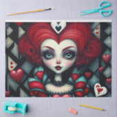 Queen of Hearts Wonderland Decoupage Tissue Paper Seidenpapier (Basteln)