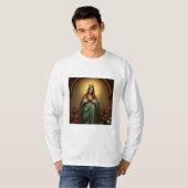 Queen of Heaven Catholic Men's Long Sleeve Tee (Vorne ganz)
