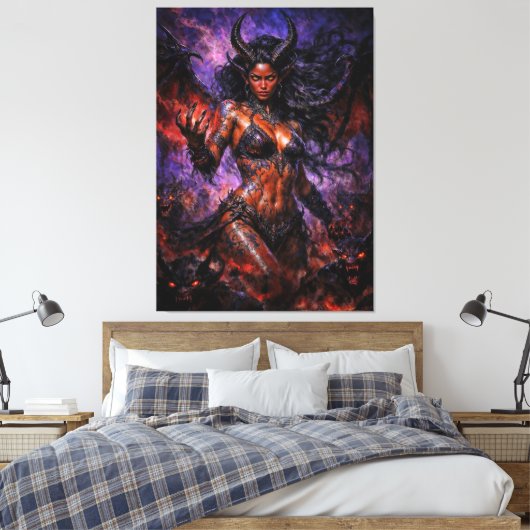 Queen of Hell Lilith Leinwanddruck (Insitu (Schlafzimmer))