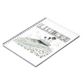 Queen of her Domain Notebook Notizblock (Linke Seite)