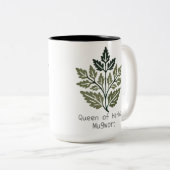 Queen of Herbs Mugwort3 Zweifarbige Tasse (VorderseiteRechts)