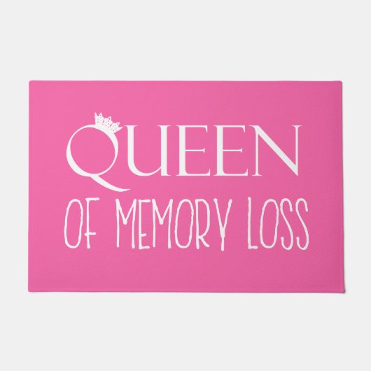 "Queen of Memory Loss" Doormat Fußmatte (Vorderseite)