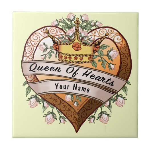 Queen of My Heart gift box Fliese (Vorderseite)