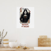 Queen of Night-Dark Fantasy Playing Card Poster (Küche)