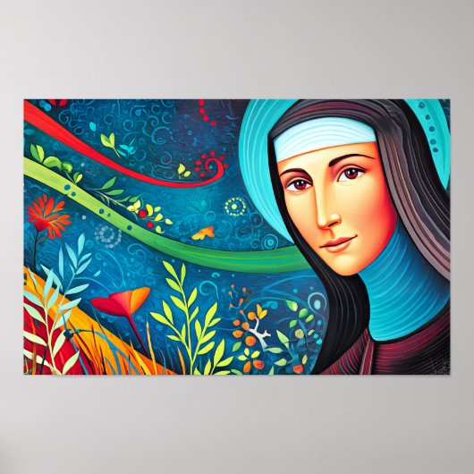 Queen of Peace and Mercy Poster (Vorne)