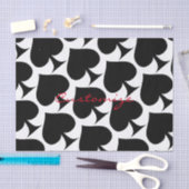 Queen of Spades Black Thunder_Cove Seidenpapier (Handwerk)